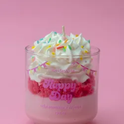 VELA HAPPY DAY ROSADA 200 GR